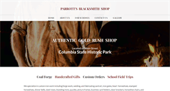 Desktop Screenshot of parrottsblacksmith.com
